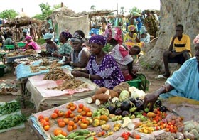 Ghata: Auf einem Markt im Senegal